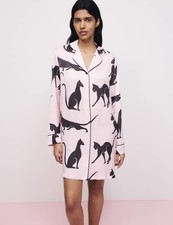 Marks & Spencer Womens Pink Mix Viscose Women Nightie - M&S