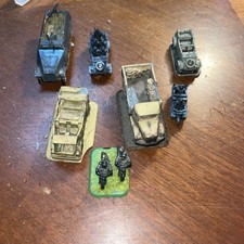 Flames Of War WWII German transporters 7 different types lot 1 