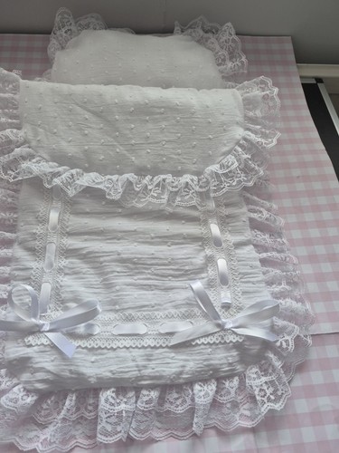 Hand made white raised - , spot