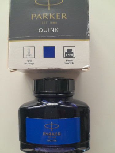 Parker quink ink bottle - parker,