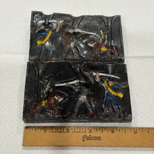 Old toy soldier lead mold - old,