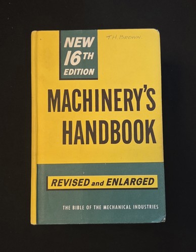 Machinerys handbook erik - machinerys,