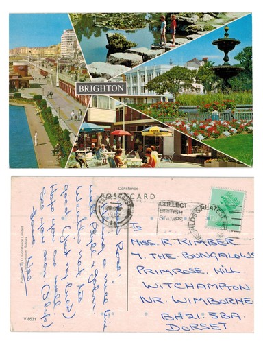 Vintage postcard brighton - vintage,
