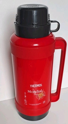 Vintage thermos mondial red - thermos,