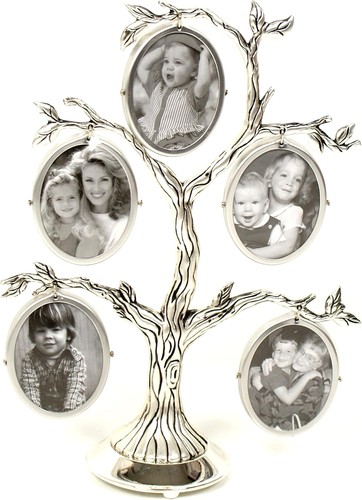 Family tree antique silver - tree,