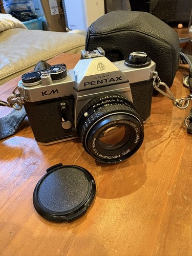 Asahi pentax 35mm slr film - km,