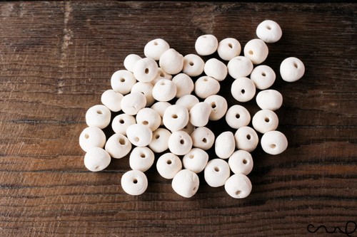 100 handmade ceramic - x, bisque