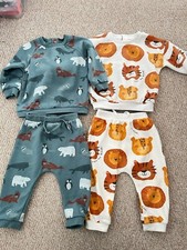 Baby Boys 6-9 Months Trouser Sets Matalan Lions Sea Life Jumpers