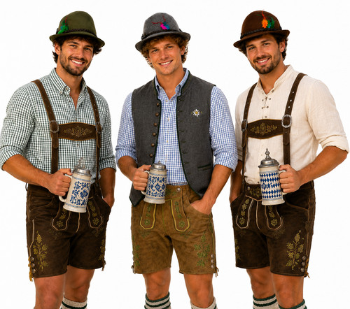 German bavarian felt hat - felt,