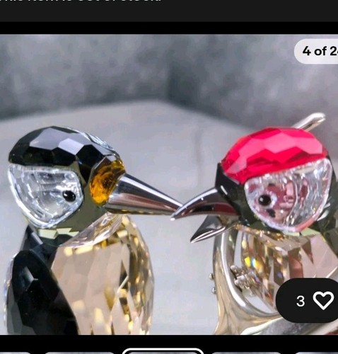 Swarovski crystal bird - crystal,