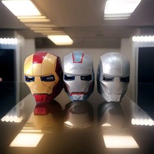 3x Iron Man Life Size Helmets