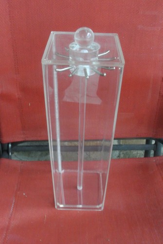 Vintage clear lucite necklace - vintage,