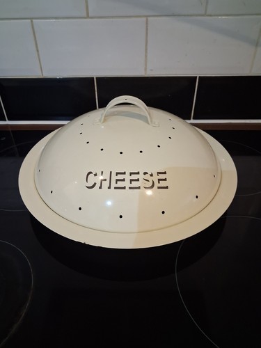 Vintage style round - , enamel