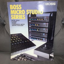 1985  Roland BOSS Micro Studio Series vintage catalogue 