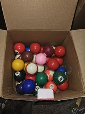 Loose Snooker 8 Ball Pool Balls Garage Clearance Sale Discount Bar Pub Decor