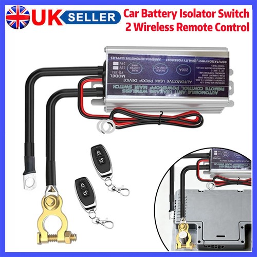 Car battery disconnect - disconnect, off
