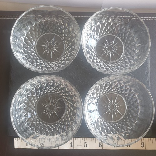 Set vintage pressed glass - 4,