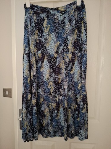Wallis maxi skirt size blue - size,