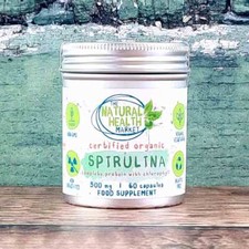 Spirulina Capsules Organic -