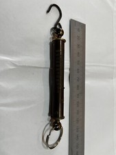 old spring balance brass weighing scales