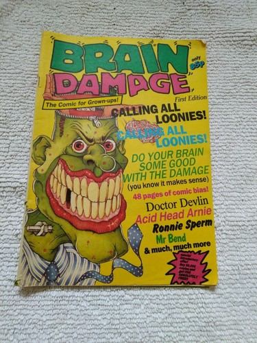 Brain damage adult comic - damage,