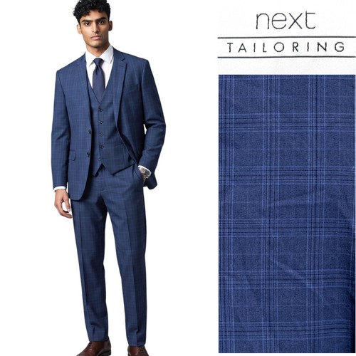 Next tailoring blue plaid - next,