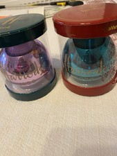 HARRODS Set Of 2 2020 Christmas Baubles Green, Lilac  Dated, New & Unopene