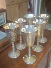 Set epns wine goblets - 6,