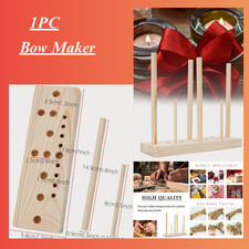 Bow Maker for Ribbon Wreaths Christmas Bow Wooden Ribbon Bow Maker