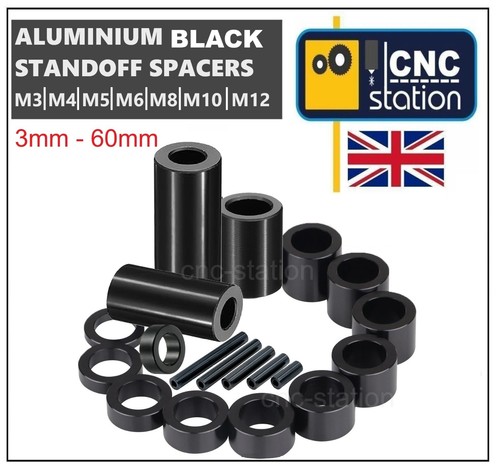 Black anodised aluminium - anodised,