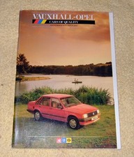 Vauxhall Opel car range Sep