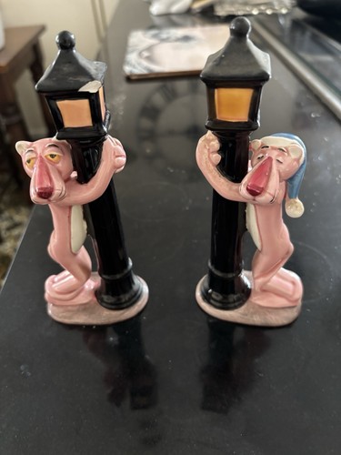 Pink panther figurines