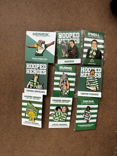 Celtic hooped heroes enamel - fc,