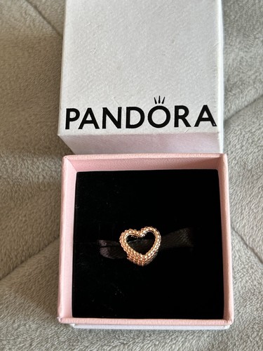 Pandora rose gold - heart, charm