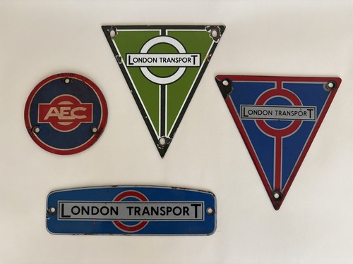London transport enamel sign - london,