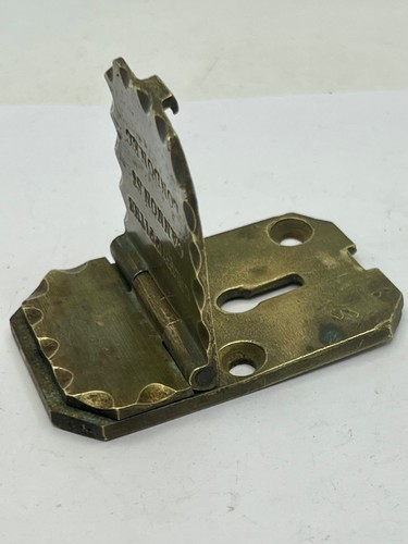 Brass safe escutcheon keyhole - brass,
