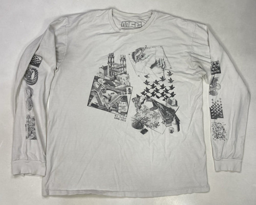 Escher art graphic shirt - mc,