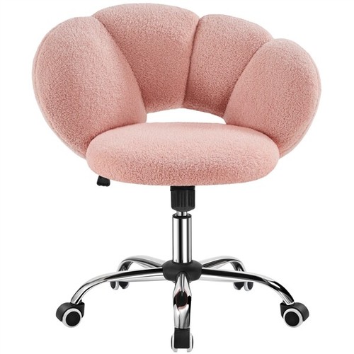 Boucle desk vanity - boucle, chair