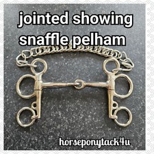JOINTED SHOWING PELHAM SNAFFLE