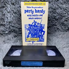 Dealer Preview VHS Tape September 1985 Warner Home Video Police Academy Rare