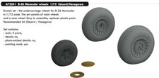 Eduard Brassin 672241 1:72 Martin B-26B/C Marauder wheels with weighted tyre eff