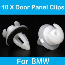 10X Door Panel Card Trim Clips With Foam Gasket For BMW 3 F30 F31 F35 E30 E36