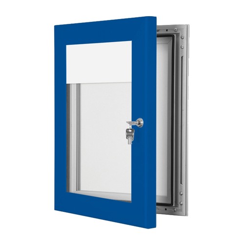 Blue menu light - menu, boxes