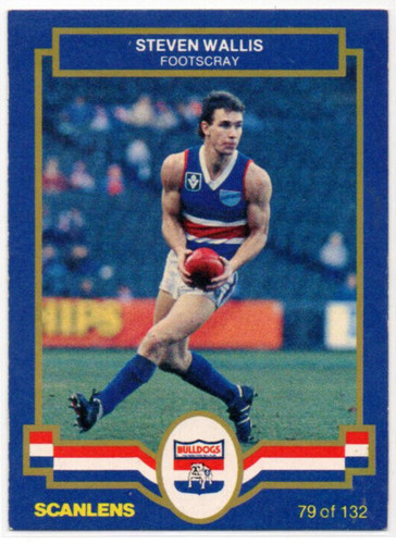 1986 afl vfl scanlens football - 1986,