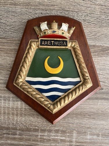 Vintage hms arethusa crest - arethusa,