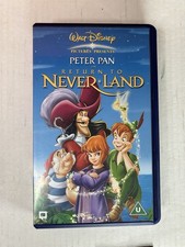 Peter Pan Return to Neverland 2002 VHS Video Tape Walt Disney
