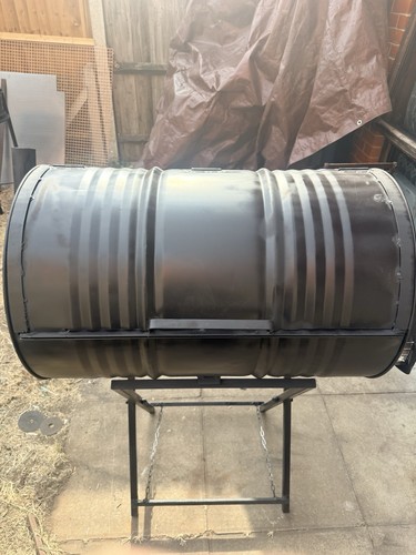 Oil drum charcoal - drum,