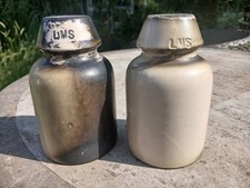 London Midland and Scottish Railway (LMS) Telegraph Insulators. Original Vintage