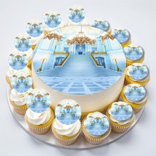 Grand Staircase Chandeliers Personalised Edible Print Cake Cupcake Toppers