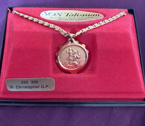 Gold sos talisman vintage 1983 - talisman,
